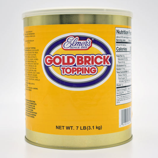 Gold Brick Topping Food Service Tins
