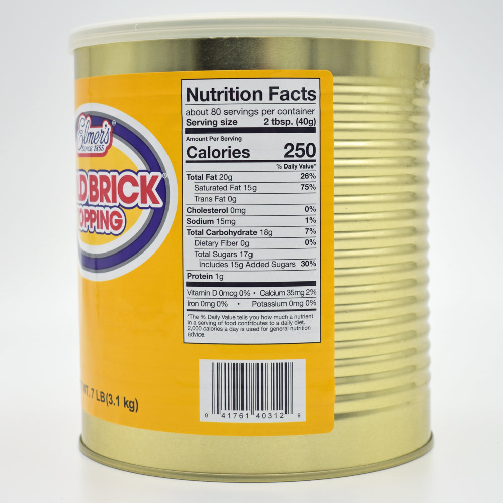 Gold Brick Topping Food Service Tins