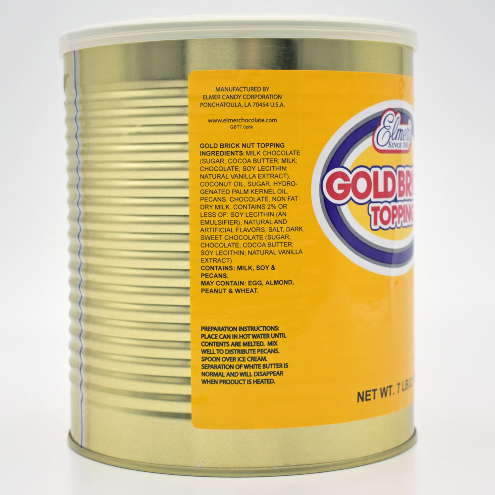 Gold Brick Topping Food Service Tins